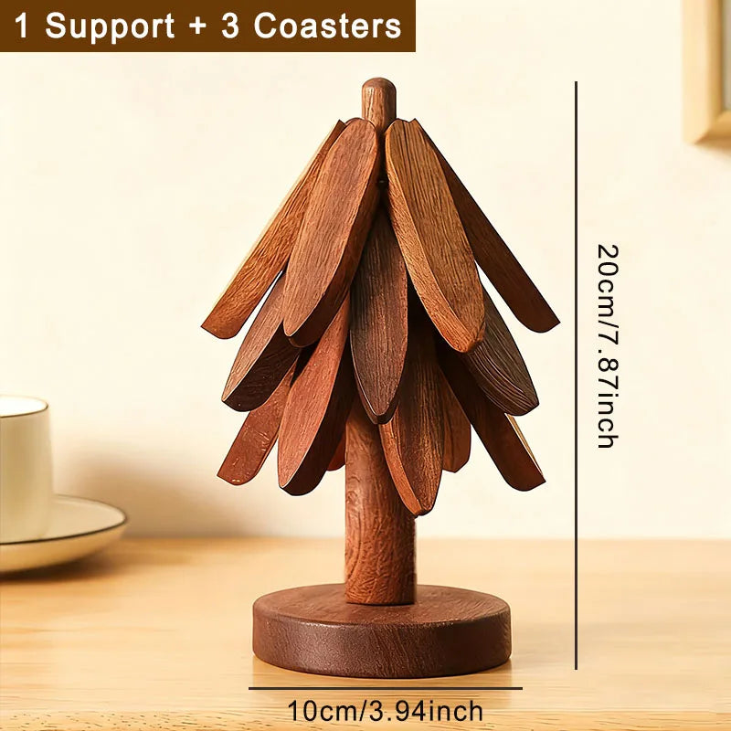 Foldable Wooden Trivet