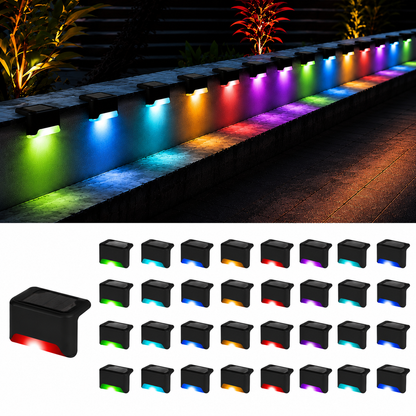 Solar Deck Lights Set
