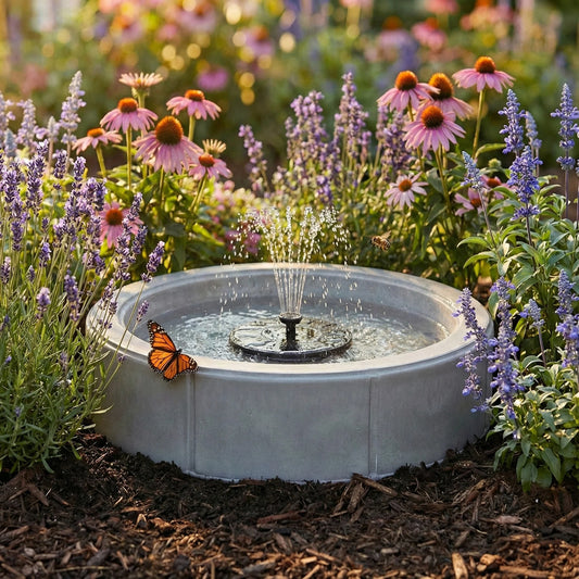 Solar Pond Fountain