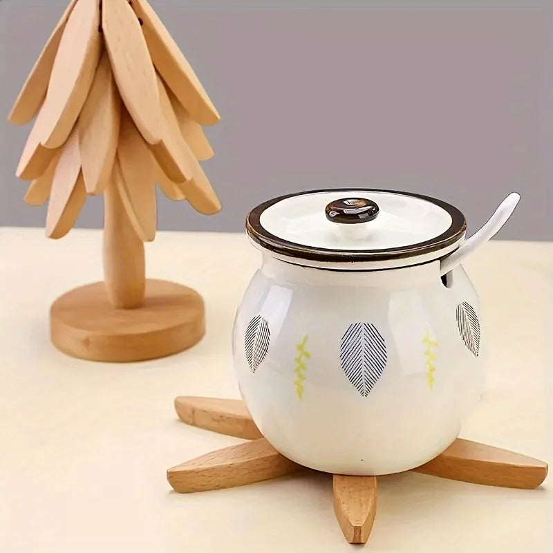 Foldable Wooden Trivet