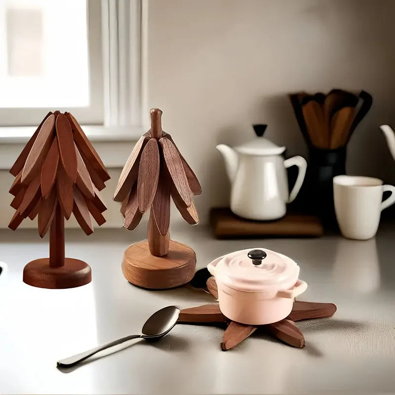 Foldable Wooden Trivet