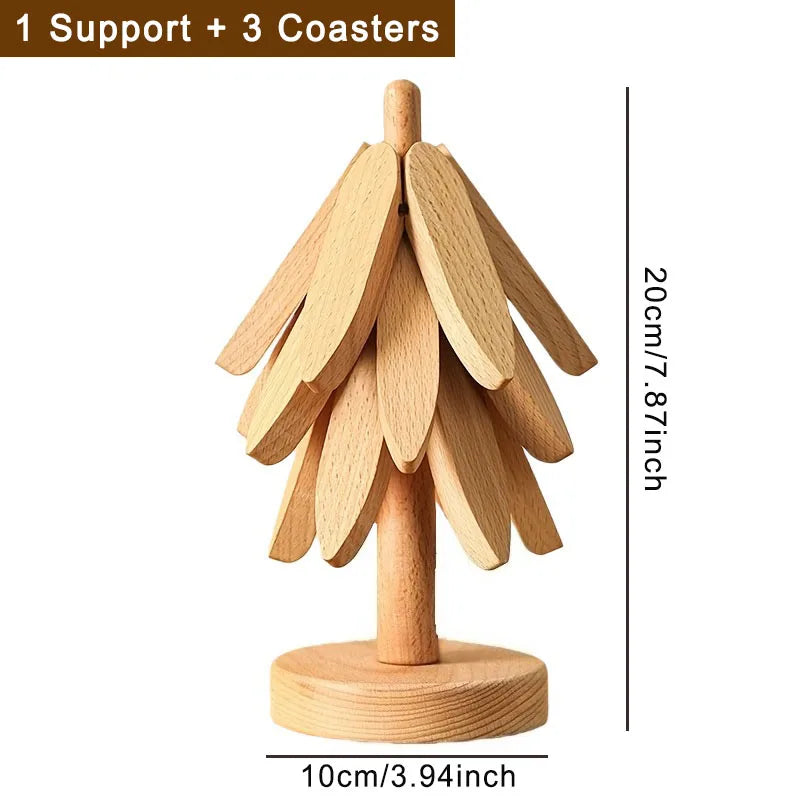 Foldable Wooden Trivet