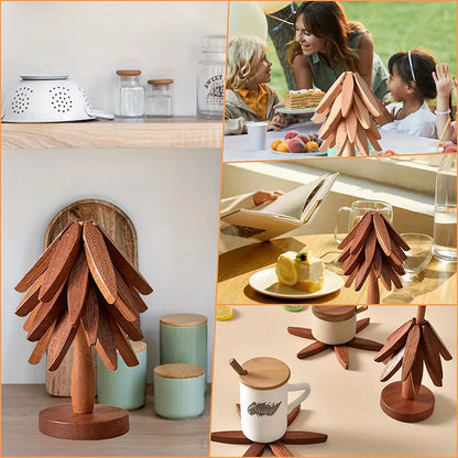 Foldable Wooden Trivet