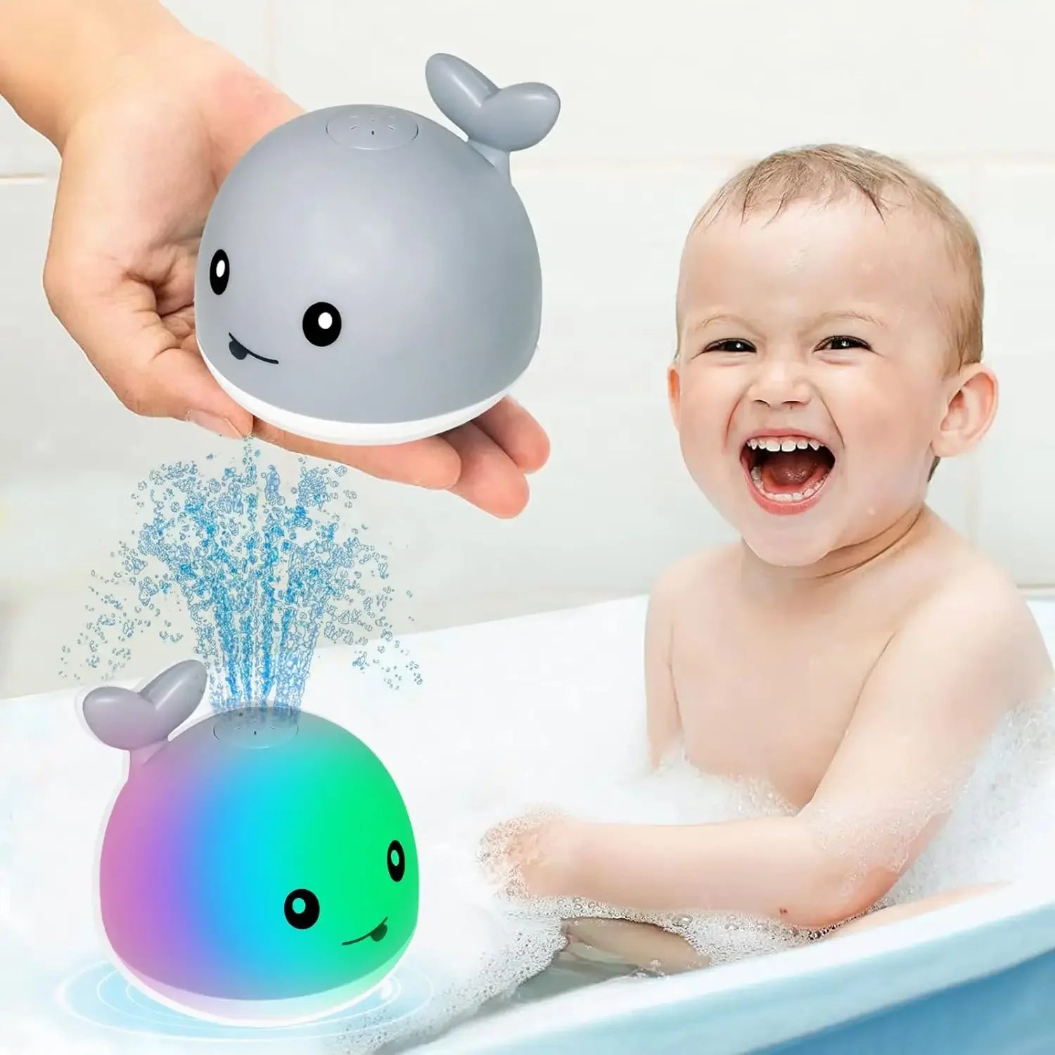 Whale Bath Sprinkler Toy